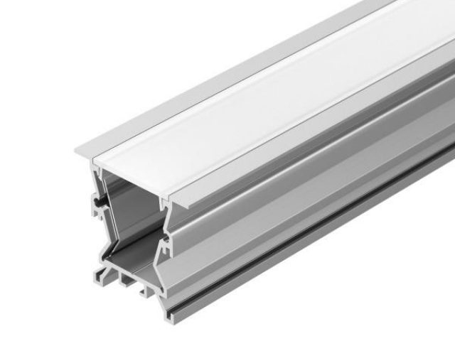 Профиль с экраном ALU-WIDE-FL-H35-2000 ANOD+FROST (Arlight, Алюминий) фото:1