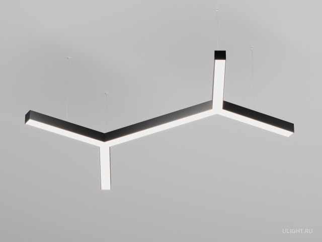 Светильник HOKASU Molecule S50 (RAL9005/6x410mm/LT70 — 3K/52W) фото:3