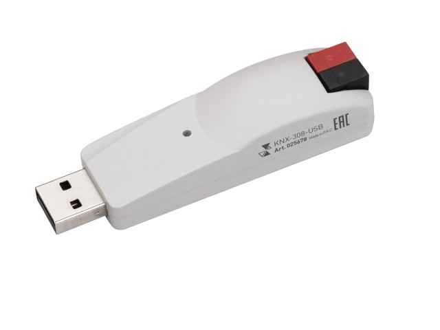 INTELLIGENT ARLIGHT Конвертер KNX-308-USB (BUS) (IARL, IP20 Пластик, 2 года) фото:1