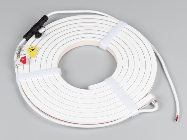 Лента герметичная MOONLIGHT-TOP-X320-13x12mm 24V Day4000 (5 W/m, IP67, sauna, 5m, wire x1) (Arlight, Вывод вниз, 3 года) фото:4