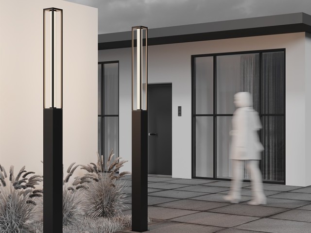 Садово-парковый светильник Outdoor O480FL-L25B3K фото:1