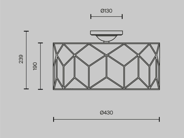 Потолочный светильник Maytoni H223-PL-03-G фото:22