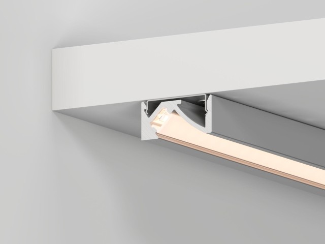Профиль SL-BEVEL-W21-2000 ANOD (Arlight, Алюминий) фото:1