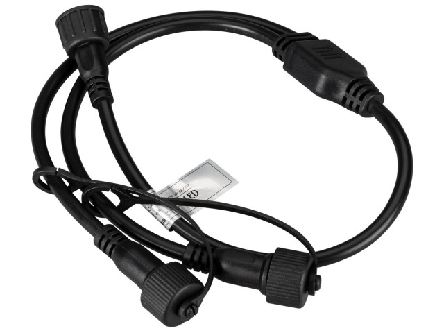 Коннектор питания ARD-CLASSIC-SYNC-RGB Black (230V, 2 ports) (Ardecoled, Закрытый) фото:1