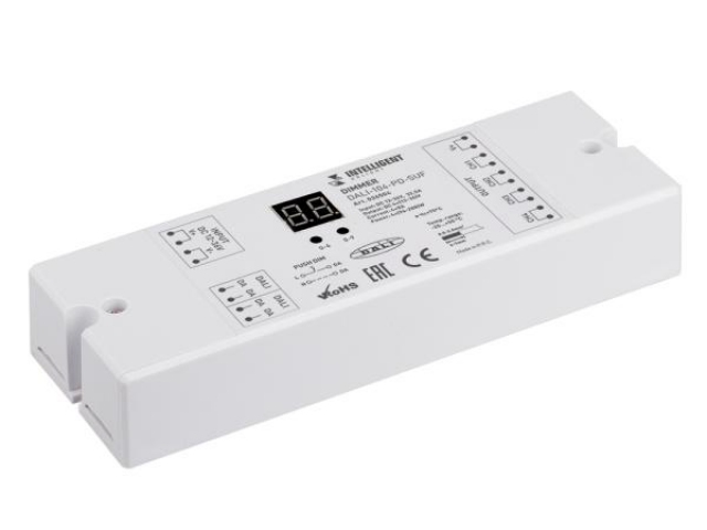 INTELLIGENT ARLIGHT Диммер DALI-104-PD-SUF (12-36V, 4х8А) (IARL, IP20 Пластик, 3 года) фото:2
