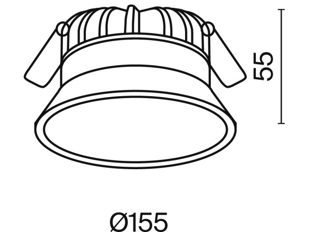 Встраиваемый светильник Technical DL053-18W3K-W фото:6