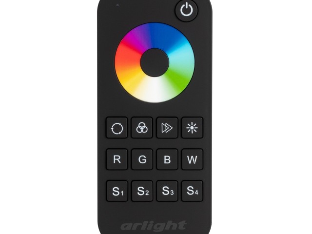 Пульт SMART-R28-RGBW Black (1 зона, 2.4G) (Arlight, IP20 Пластик, 5 лет) фото:4