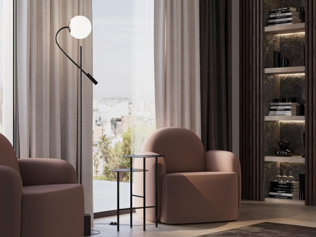 Напольный светильник (торшер) Maytoni MOD230FL-01B фото:12