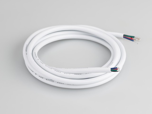 Провод питания ARL-MOONLIGHT-20AWG-4W-D6-CU-2000 White (Arlight, Закрытый) фото:2