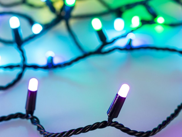 Светодиодная гирлянда ARD-STRING-CLASSIC-10000-BLACK-100LED-MILK-LIVE RGB-DMX (24V, 10W) (Ardecoled, IP65) фото:10