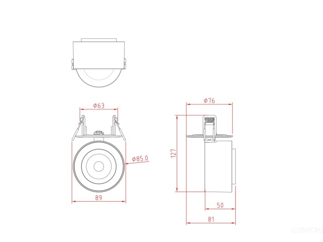 Потолочный светильник Technical C063CL-L12W4K фото:9