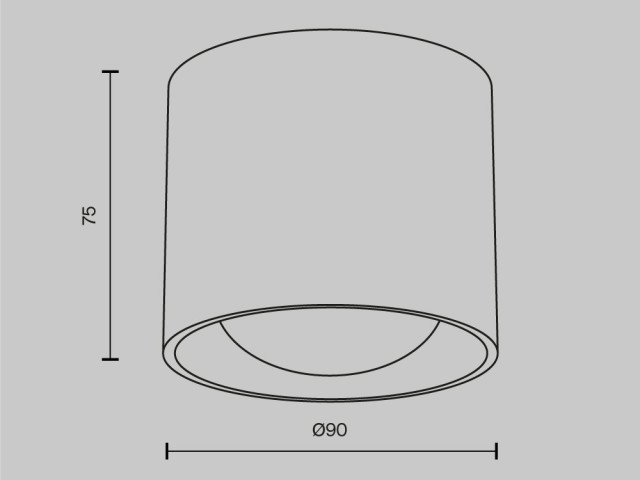 Потолочный светильник Technical C217CL-15W3K-B фото:1