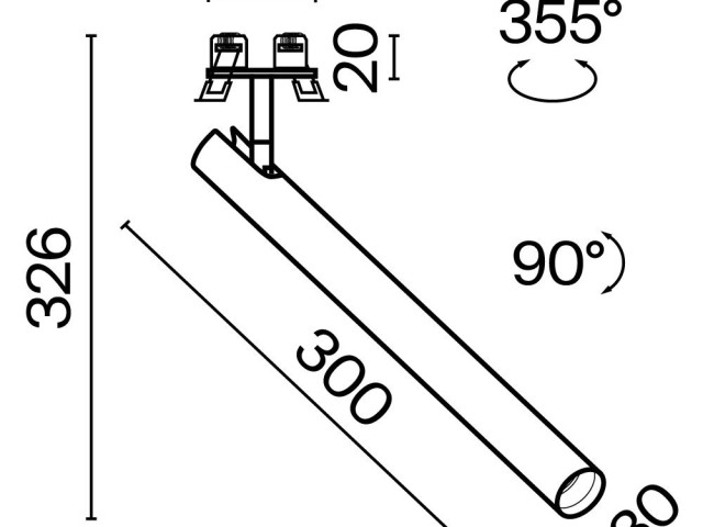 Встраиваемый светильник Technical C141RS-L300-6W3K-W фото:15