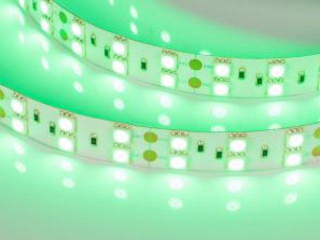 Лента RT 2-5000 24V Green 2x2 (5060, 600 LED, LUX) (Arlight, 28.8 Вт/м, IP20) фото:2