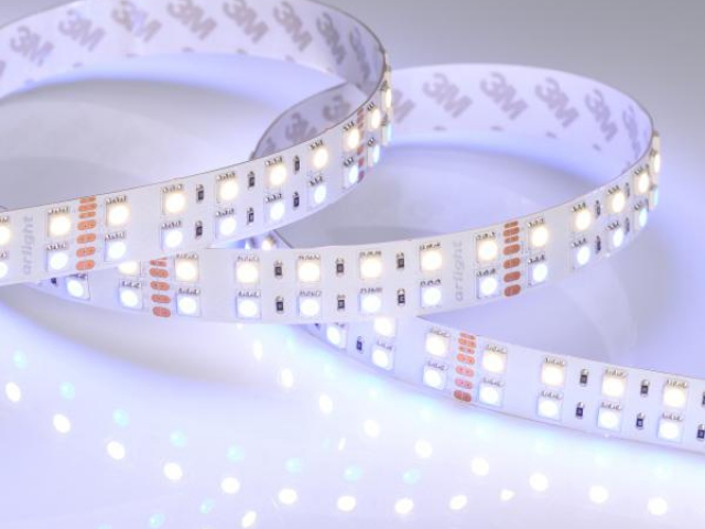Лента RT 2-5000 24V RGB-Day 2x2 (5060, 720 LED, LUX) (Arlight, 32 Вт/м, IP20) фото:15