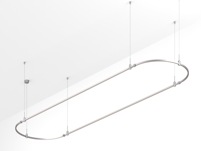 Основание ART-APRIORI-OVAL-HANG-4000x1000 (TN) (Arlight, IP20 Металл, 3 года) фото:1