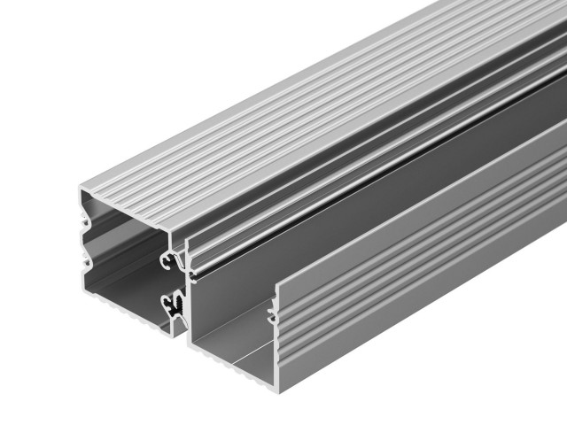 Профиль с экраном ALU-BASE-PW35S-2000 ANOD+FROST AG (Arlight, Металл) фото:6