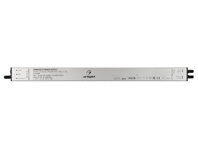 Блок питания ARPV-LG48240-LINEAR-PFC-DALI2-PD (48V, 5A, 240W) (Arlight, IP67 Металл, 5 лет) фото:1