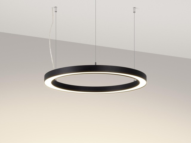 Светильник SP-CIRCLE-HANG-O3535-D500-30W Day4000 (RAL9005, 120 deg, 230V) IP40 LED (Arlight, Алюминий) фото:1