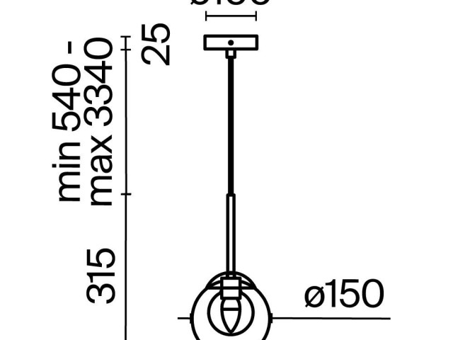 Подвесной светильник Maytoni MOD521PL-01G1 фото:20