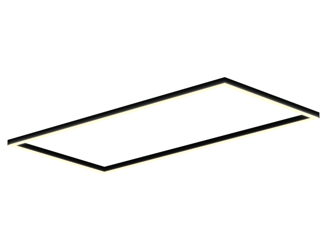 Светильник Рамка S50 (RAL9005/2498x1219mm/LT70 — 3K/156W) фото:1
