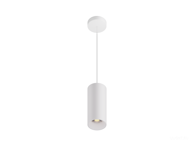 Подвесной светильник HOKASU Tube Hang (85-160/ral9003 – 40w/2790/60deg) фото:1