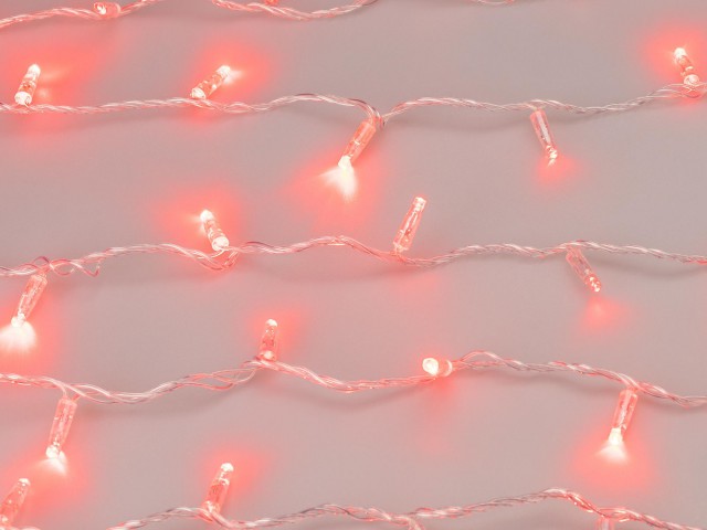 Светодиодная гирлянда ARD-STRING-CLASSIC-1000-CLEAR-100LED-PULSE Red (230V, 7W) (Ardecoled, IP65) фото:5
