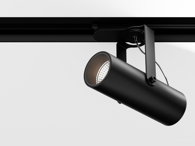 Трековый светильник HOKASU Tube Clip TR2 (85-160/ral9005 – 30w/4090/60deg) фото:7