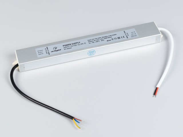 Блок питания ARPV-24100-SLIM-D (24V, 4.2A, 100W) (Arlight, IP67 Металл, 3 года) фото:1