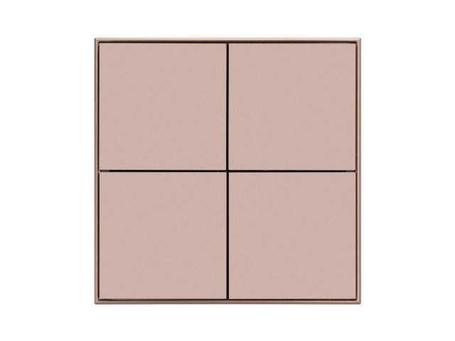 INTELLIGENT ARLIGHT Кнопочная панель KNX-304-23-IN Champagne (BUS, Frame) (IARL, IP20 Металл, 2 года) фото:3