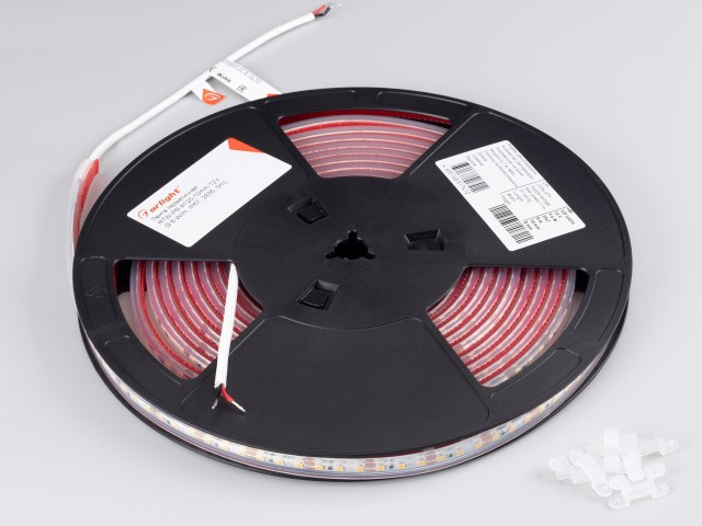 Лента герметичная RTW-PS-A120-10mm 12V White6000 (9.6 W/m, IP67, 2835, 5m) (Arlight, 9.6 Вт/м, IP67) фото:11