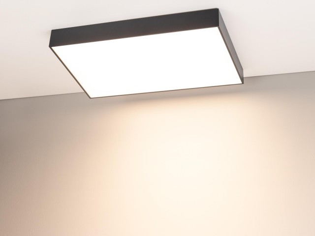 Светильник SP-QUADRO-S600x600-60W Warm3000 (BK, 120 deg, 230V) (Arlight, IP40 Металл, 3 года) фото:7