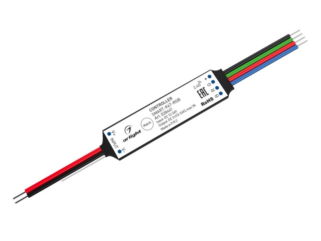 Контроллер SMART-K47-RGB (12-24V, 3x1A, 2.4G) (Arlight, IP20 Пластик, 5 лет) фото:6