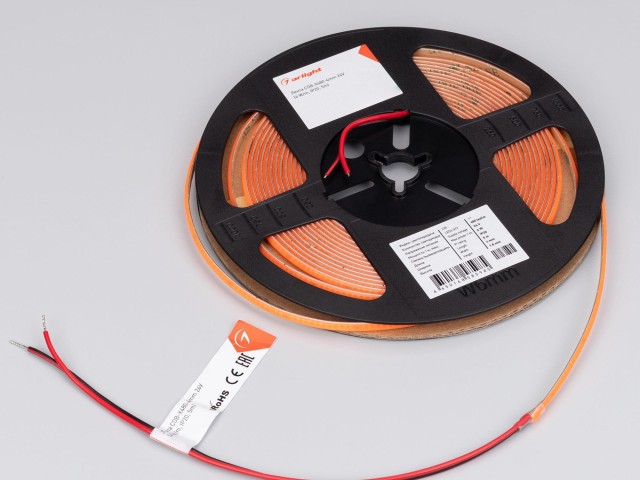 Лента COB-X480-4mm 24V Pink (4 W/m, IP20, 5m) (Arlight, -) фото:3