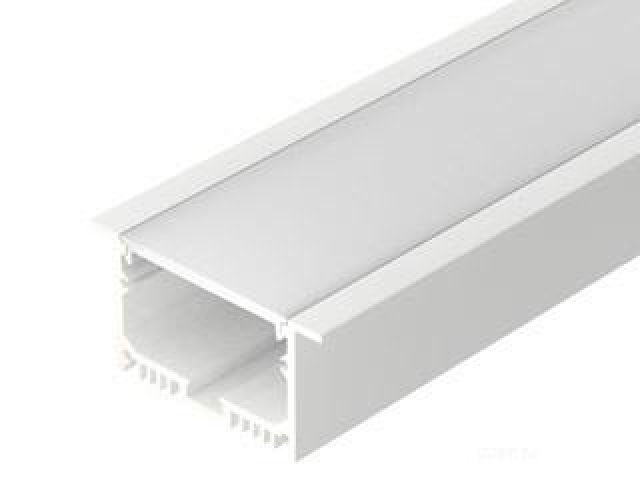 Профиль с экраном SL-LINIA62-F-2500 WHITE+OPAL (Arlight, Алюминий) фото:6