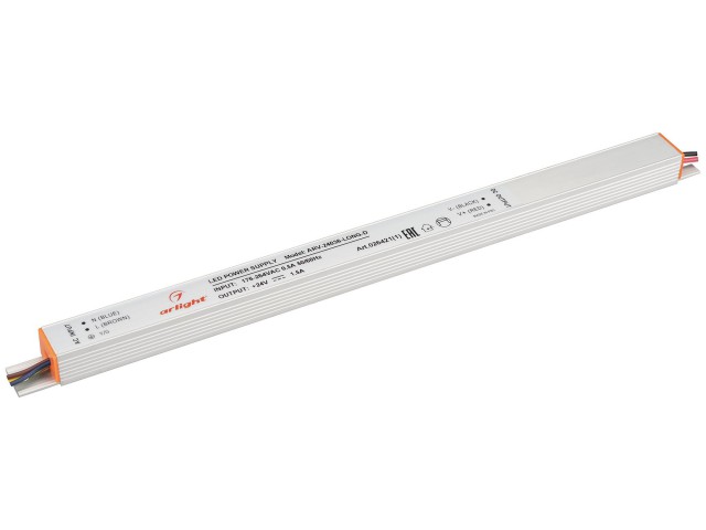 Блок питания ARV-24036-LONG-D (24V, 1.5A, 36W) (Arlight, IP20 Металл, 2 года) фото:2