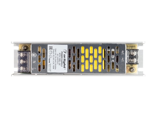 Блок питания HTS-100L-24 (24V, 4.2A, 100W) (Arlight, IP20 Сетка, 3 года) фото:1