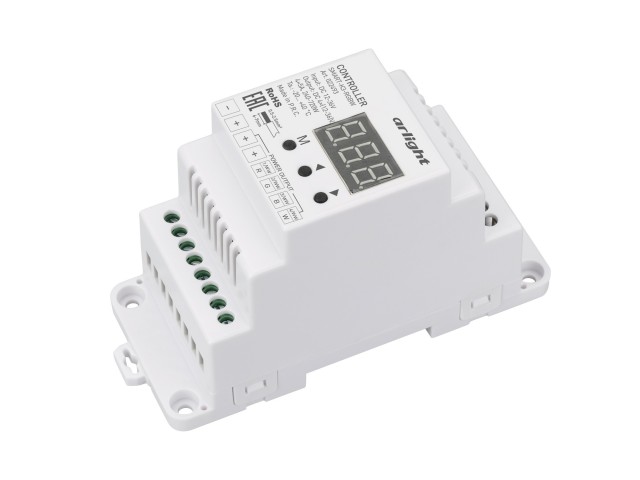 Контроллер SMART-K3-RGBW (12-36V, 4x5A, DIN, 2.4G) (Arlight, IP20 Пластик, 5 лет) фото:7
