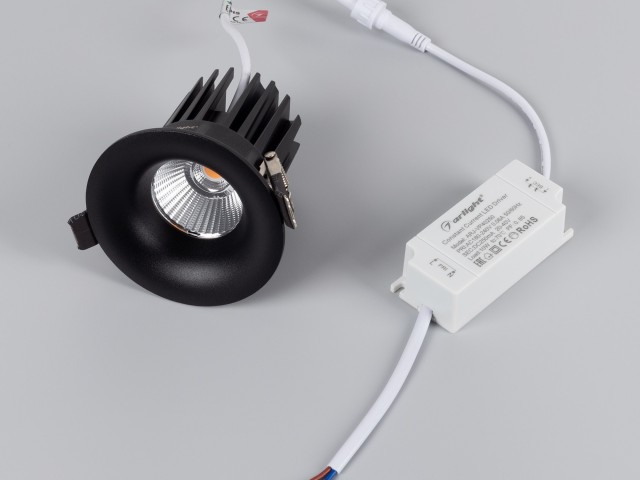 Светильник MS-FOGGY-BUILT-R86-10W Warm3000 (BK, 36 deg, 230V) (Arlight, IP54 Металл, 5 лет) фото:6