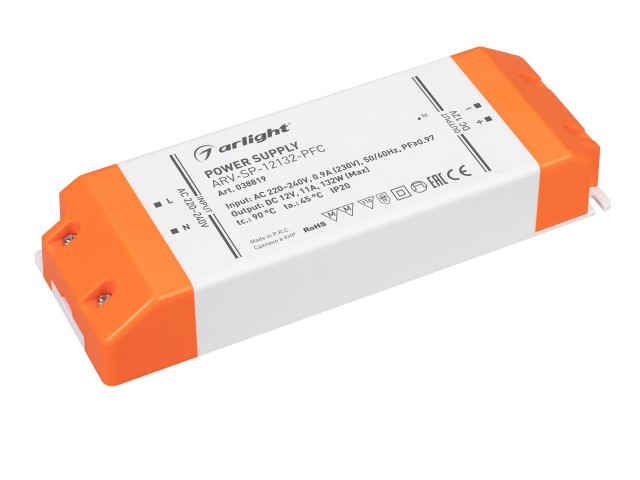 Блок питания ARV-SP-24100-PFC (24V, 4.17A, 100W) (Arlight, IP20 Пластик, 5 лет) фото:3