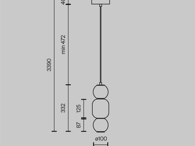 Подвесной светильник Maytoni MOD273PL-L16G3K фото:8