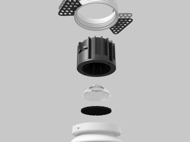 Встраиваемый светильник Technical DL058-12W2.7K-TRS-W фото:3