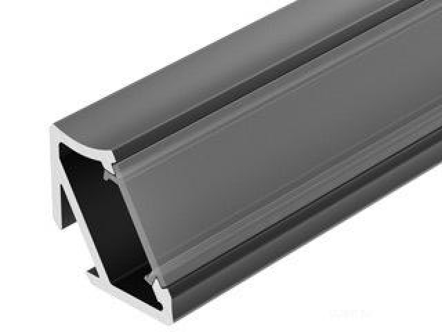 Профиль ALM-V60-2000 ANOD Black (Arlight, Алюминий) фото:5