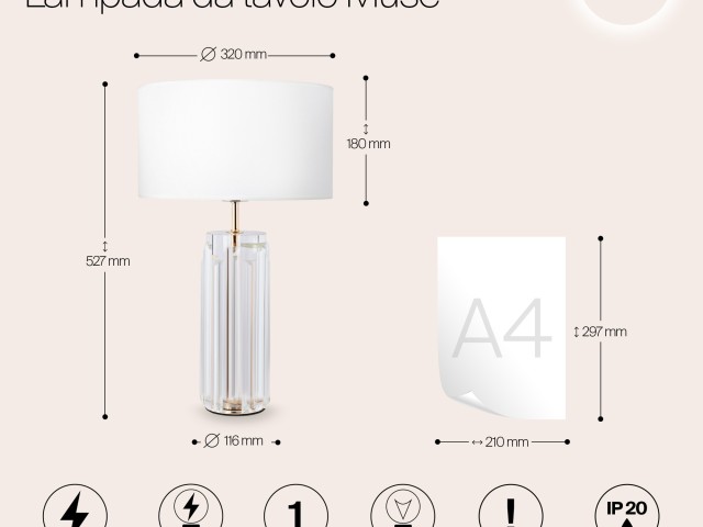 Настольный светильник Maytoni MOD304TL-01G фото:16