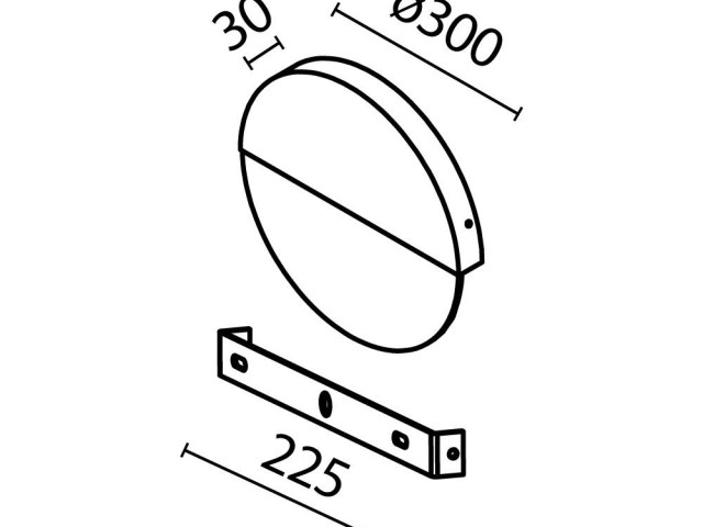 Настенный светильник (бра) Maytoni MOD320WL-L13MR3K1 фото:1