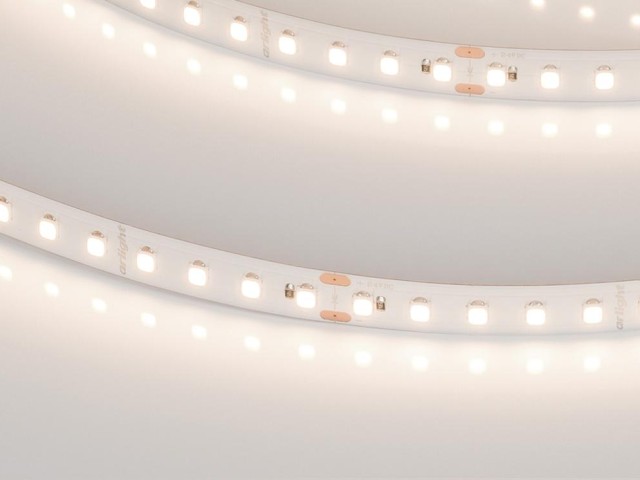 Лента UL-A126-10mm 24V Warm3500 (8 W/m, IP20, 5m) (Arlight, высок.эфф.165 лм/Вт) фото:1