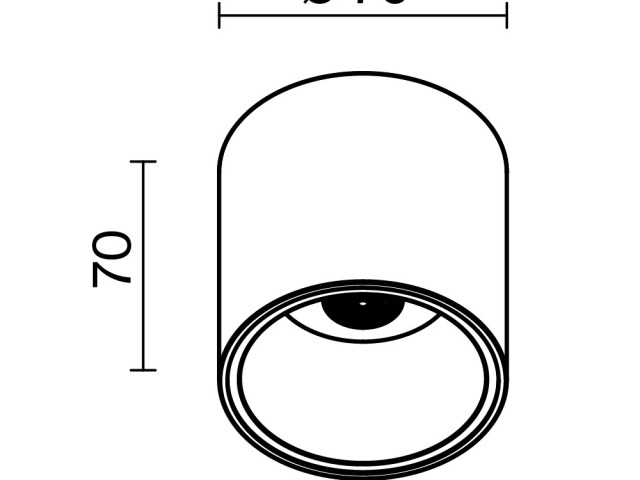 Потолочный светильник Technical C064CL-L12W4K-D фото:5