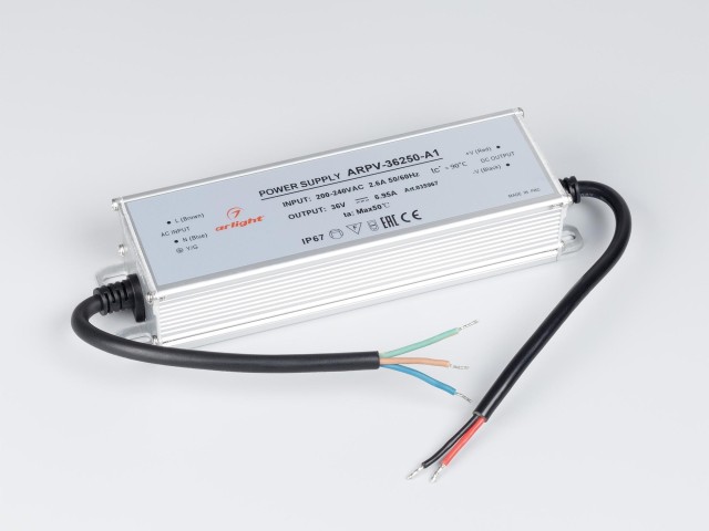 Блок питания ARPV-36250-A1 (36V, 6.95A, 250W) (Arlight, IP67 Металл, 3 года) фото:5