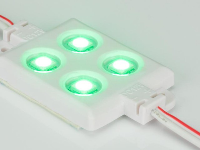 Модуль герметичный ARL-LM5050-4L-12V Green (Arlight, Закрытый) фото:1