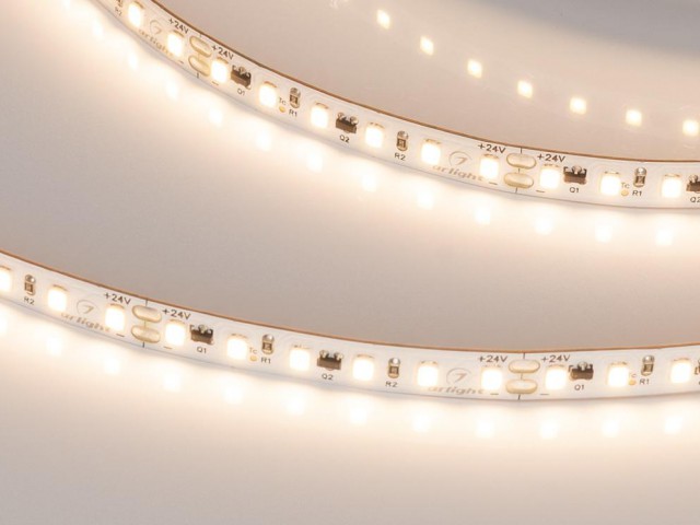 Лента IC-A120-8mm 24V Warm3000 (9.6 W/m, IP20, 2835, 10m) (Arlight, стабилизированная) фото:3